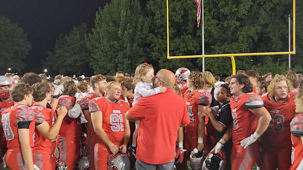 Mentor football Ryan Isley